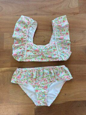 Janie and Jack- Floral Ruffle 2-Piece Swimsuit